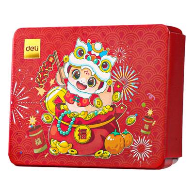 【对联专用】得力双面贴红色胶带