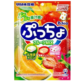 uha悠哈普超果汁软糖日本味觉糖万圣节水果糖果多种口味喜糖零食