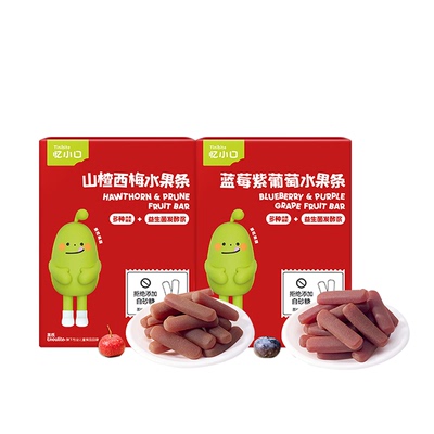 英氏水果条无添加白砂糖