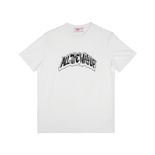 有志者UZIS 美式篮球运动短袖男夏季宽松休闲透气跑步健身T恤涂鸦