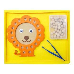 幼儿园小班蒙氏生活区日常动作练习儿童筷夹子夹镊子训练习套装