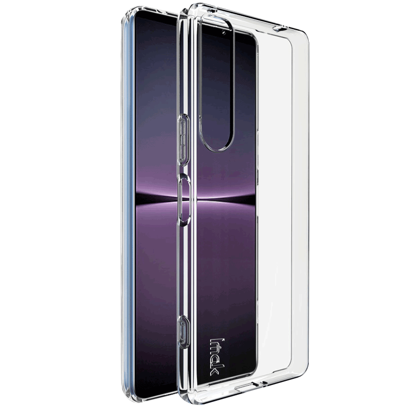 imak适用于Sony Xperia 1 IV透明保护套索尼1 IV硅胶手机壳软套透黑防摔高端男生男士保护壳高端商务镜头