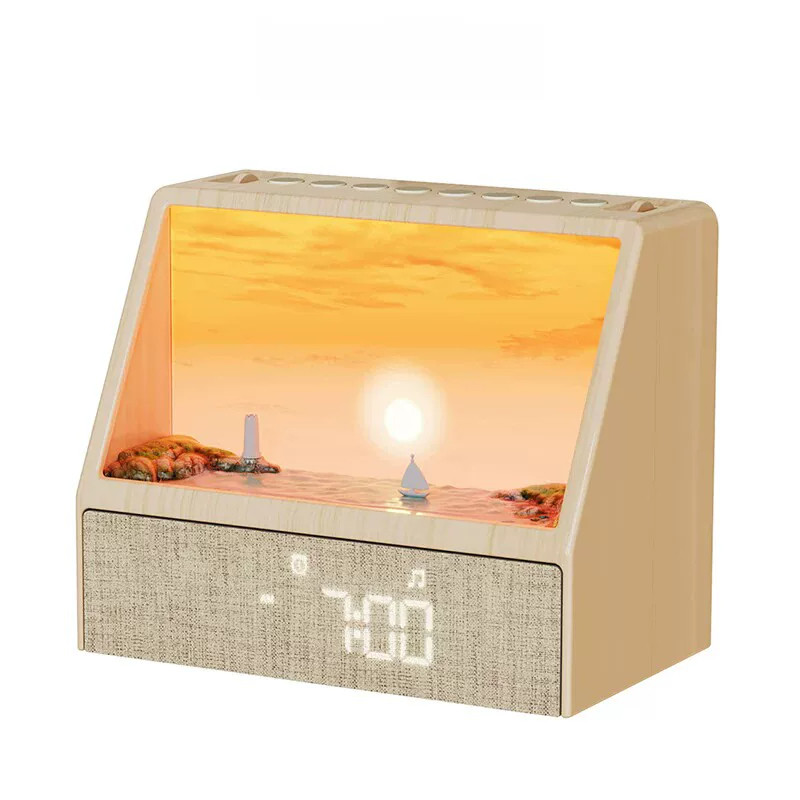 日出唤醒蓝牙音响白噪助眠小夜灯