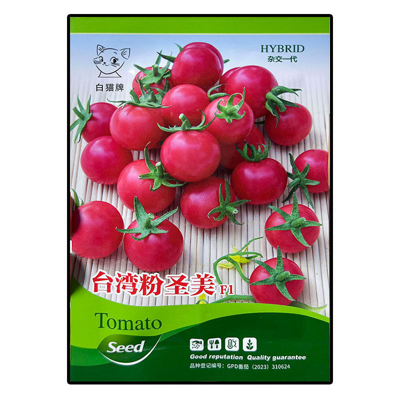 台湾粉圣美粉色圣女果樱桃菜种子