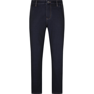 加绒加厚保暖宽松直筒大码牛仔裤