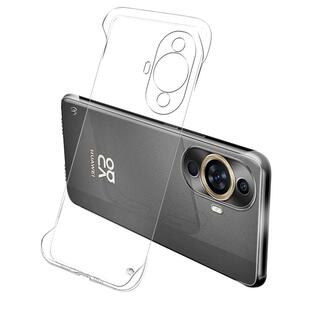 适用于华为nova11手机壳超薄简约透明无边框nova11pro/nova10/nova8防摔爆硬壳HUAWEI透气裸机手感手机保护壳