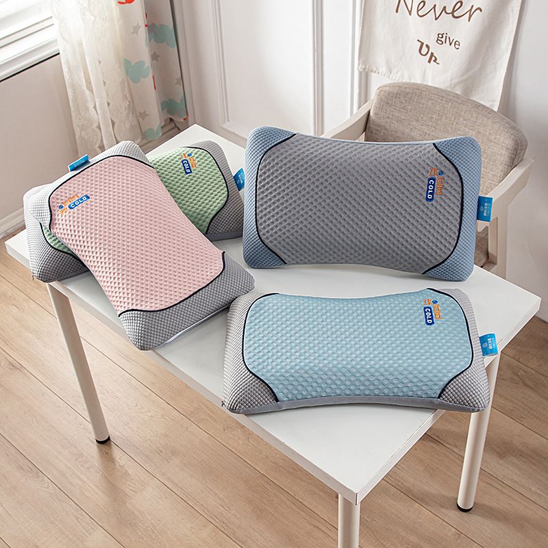 凉豆豆记忆午睡枕办公室午休小枕头透气趴睡枕教室小学生便携趴枕