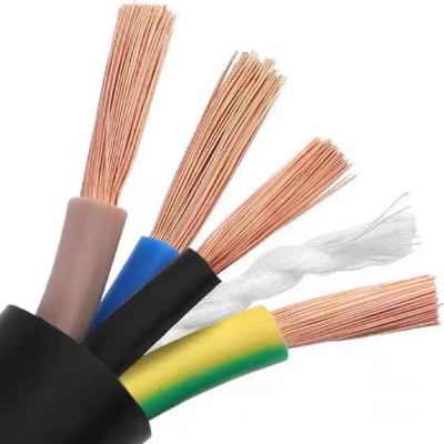 国标纯铜RVV软电缆防晒抗冻2345芯1.5/2.5/4/6平方电源线护套线