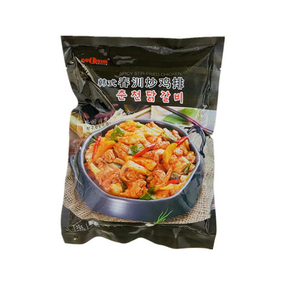 韩国铁板生鸡肉冷冻半成品