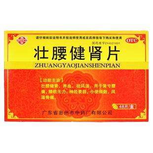 鹅城 壮腰健肾片 48片盒 壮腰健肾 养血祛风湿 小便频数 风湿骨痛