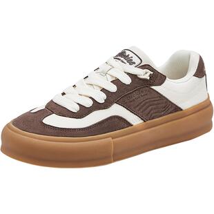 Dickies德训鞋男2026新款春季男鞋皮面休闲鞋复古百搭运动鞋男款