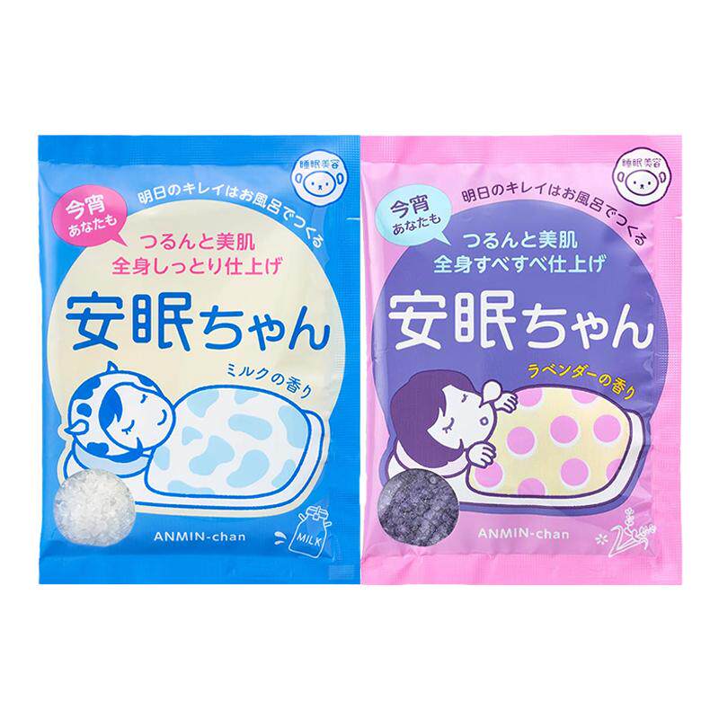 日本石泽研究所今宵安眠浴盐温泉入浴剂精油海盐泡澡舒缓助眠50g