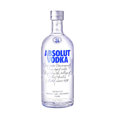 瑞典进口absolut绝对前伏特加