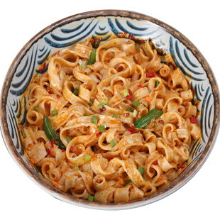 顶大面皮凉皮红油麻辣麻酱擀面皮儿免煮非油炸方便速食泡面12桶装