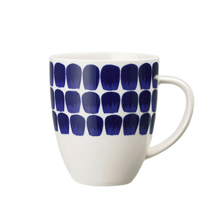 芬兰进口Arabia复古蓝色24小时Tuokio马克杯陶瓷咖啡杯北欧餐具