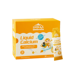 小小伞钙镁锌婴儿液体钙儿童宝宝补钙口服液婴钙幼儿乳铁钙30条