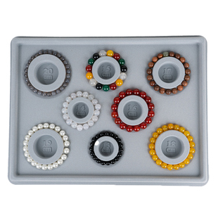 手工串珠设计盘diy水晶项链手链托盘文玩珠宝手串diy穿珠工具神器