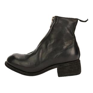 GUIDI 新款纯色马皮革材质经典款女士踝靴