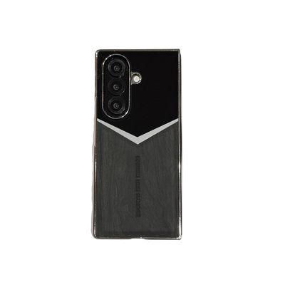 三星ZFold7撞色木纹手机壳