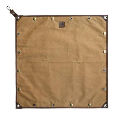 新品野人Bushcraft户外野营帆布多功能采集袋防护坐垫置物收纳盘