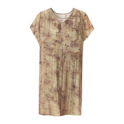 端庄大气优雅天丝亚麻连衣裙妈妈