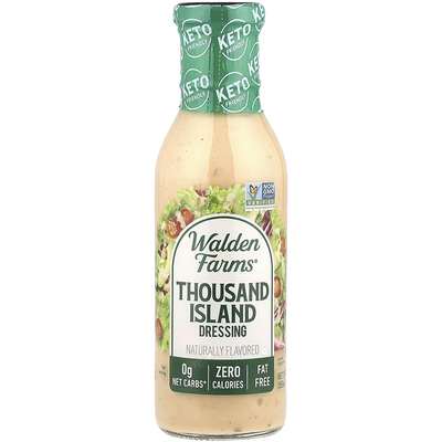 美国0卡无糖健身生酮千岛沙拉酱