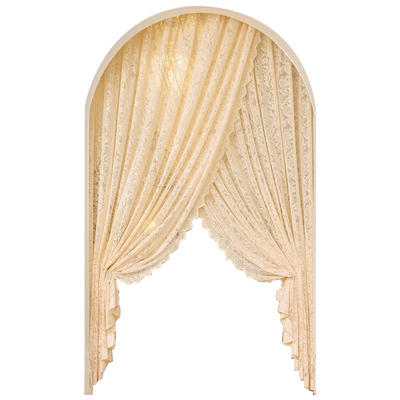 透光不透人法式拱形门纱帘门帘