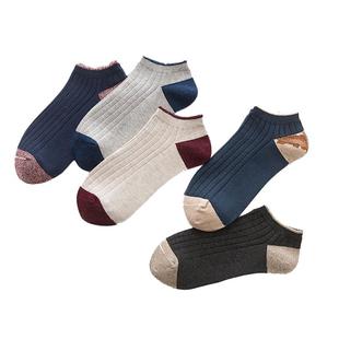 袜子男短袜春夏季薄款男士纯棉袜短筒低帮9.9包邮吸汗船袜男浅口