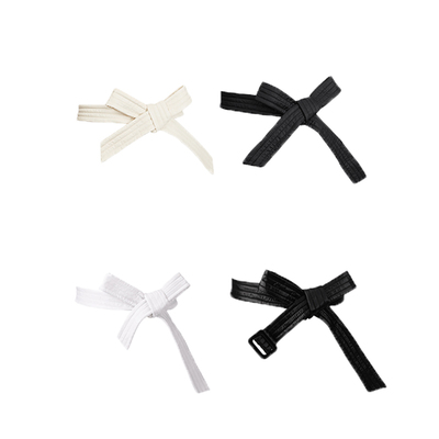 黑色羽绒服专用软布打结腰带收腰