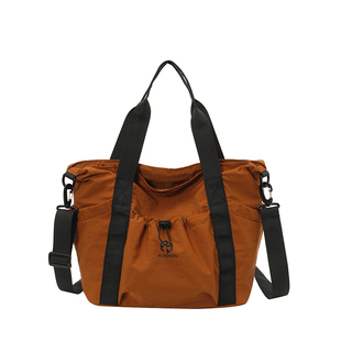 大容量旅行运动包尼龙防水面料健身包行李袋女旅行包单肩收纳包