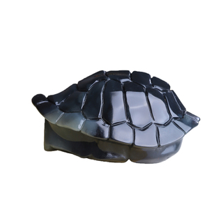 天然真品新疆青花玉富甲天下手把件玉石龟甲小摆件男女玉器把玩件