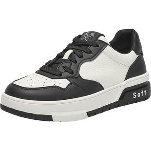 百思图2025春季新款商场同款时尚街头运动板鞋女休闲鞋URJ01AM5