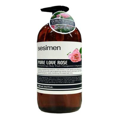 玫瑰香薰1000ml温和洁净沐浴露