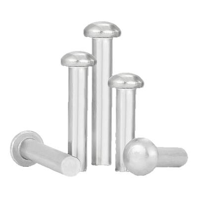 【专票13%】铝圆头实心敲击铆钉