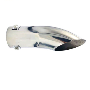 改装直弯通用汽车尾喉上螺丝安装不锈钢弯管排气管消声器装饰精品