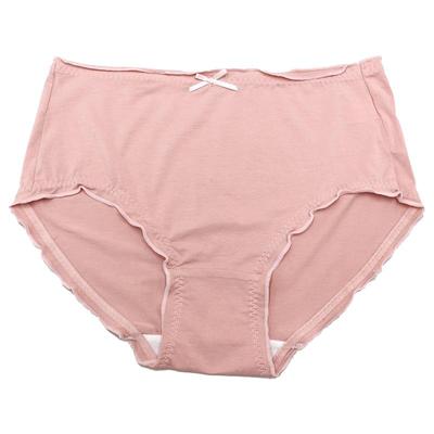 特肥加大码高腰莫代尔内裤三条装