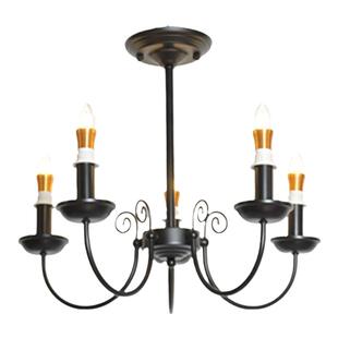 美式铁艺吊灯简约大气客厅餐厅卧室茶楼咖啡屋欧式灯具灯饰包邮