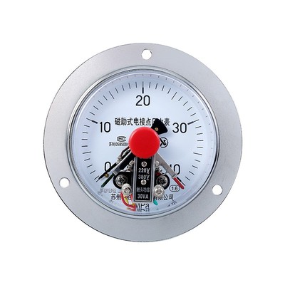 YXC100ZT轴向磁助式电接点压力表