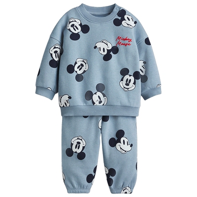 【迪士尼系列】HM童装男婴套装两件套冬新款米奇卫衣卫裤1314910
