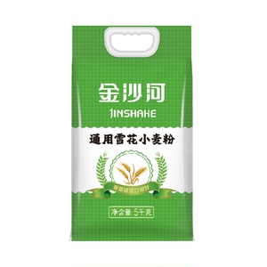 金沙河雪花中筋面粉发酵快5kg