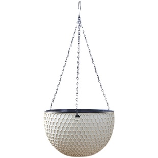 加厚塑料吊篮盆悬挂式花盆多肉绿萝垂吊盆自吸水培吊兰盆特价清仓