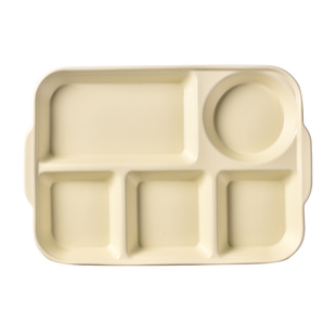 陶瓷分格餐盘大人减肥减脂专用一人食家用定量加深分餐盘早餐盘