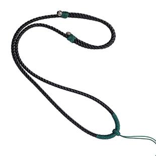 平安扣绳吊坠编绳玉坠挂绳吊坠绳手工编织项链绳配黄金挂件绳男款