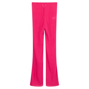 pushBUTTON春秋女士微弹修身显瘦压褶休闲裤银泰百货 301604