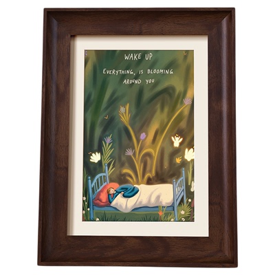 悠乐美画框空框架a4复古相框