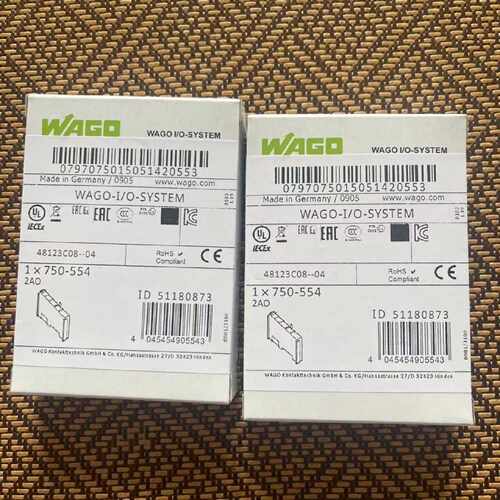 议价全新万可WAGO 750-452，750-554，德国原装正品，大量现货