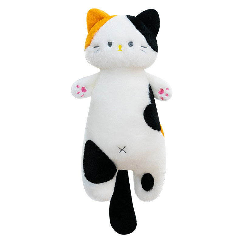可爱黑猫大抱枕毛绒玩具三花猫公仔玩偶可抱靠可陪睡的情人节礼物