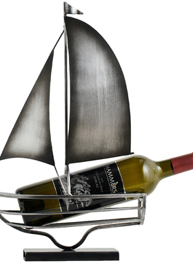 一帆风顺创意复古红酒架