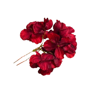 超仙氛围感玫瑰花朵发簪女汉服配饰红色发钗头花头饰发饰2026新款