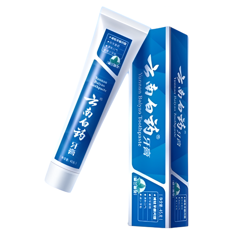 云南白药牙膏经典留兰香型清新口气护龈护齿-下拉详情更优惠